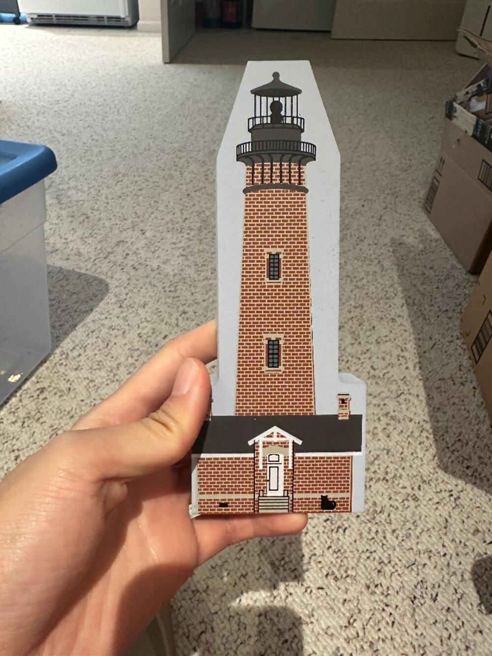 Vintage Cat's Meow Wood Currituck Beach Lighthouse Outer Banks Circa 1875